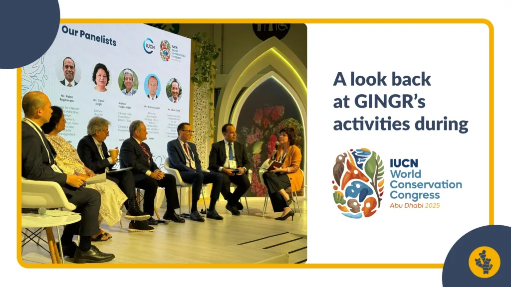 GINGR at the IUCN World Conservation Congress in Abu Dhabi